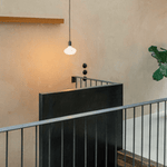 Oval Dim to Warm Pendant Light in Graphite