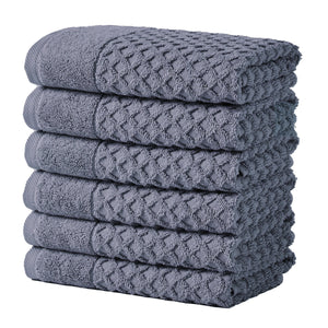 Cotton Diamond Waffle Weave Bath Towel Set - Grayson Collection