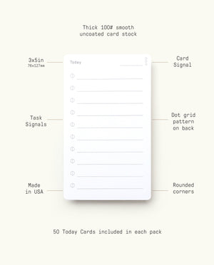 Analog - Today Cards (1-Pack)