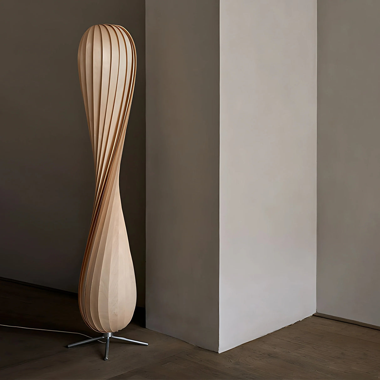 Ozawa Twisted Bamboo Lamp