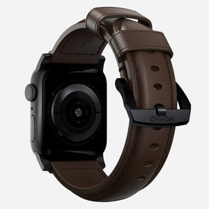 Traditional Band - 46mm/49mm | Black Hardware | Rustic Brown | Horween