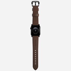 Traditional Band - 46mm/49mm | Black Hardware | Rustic Brown | Horween