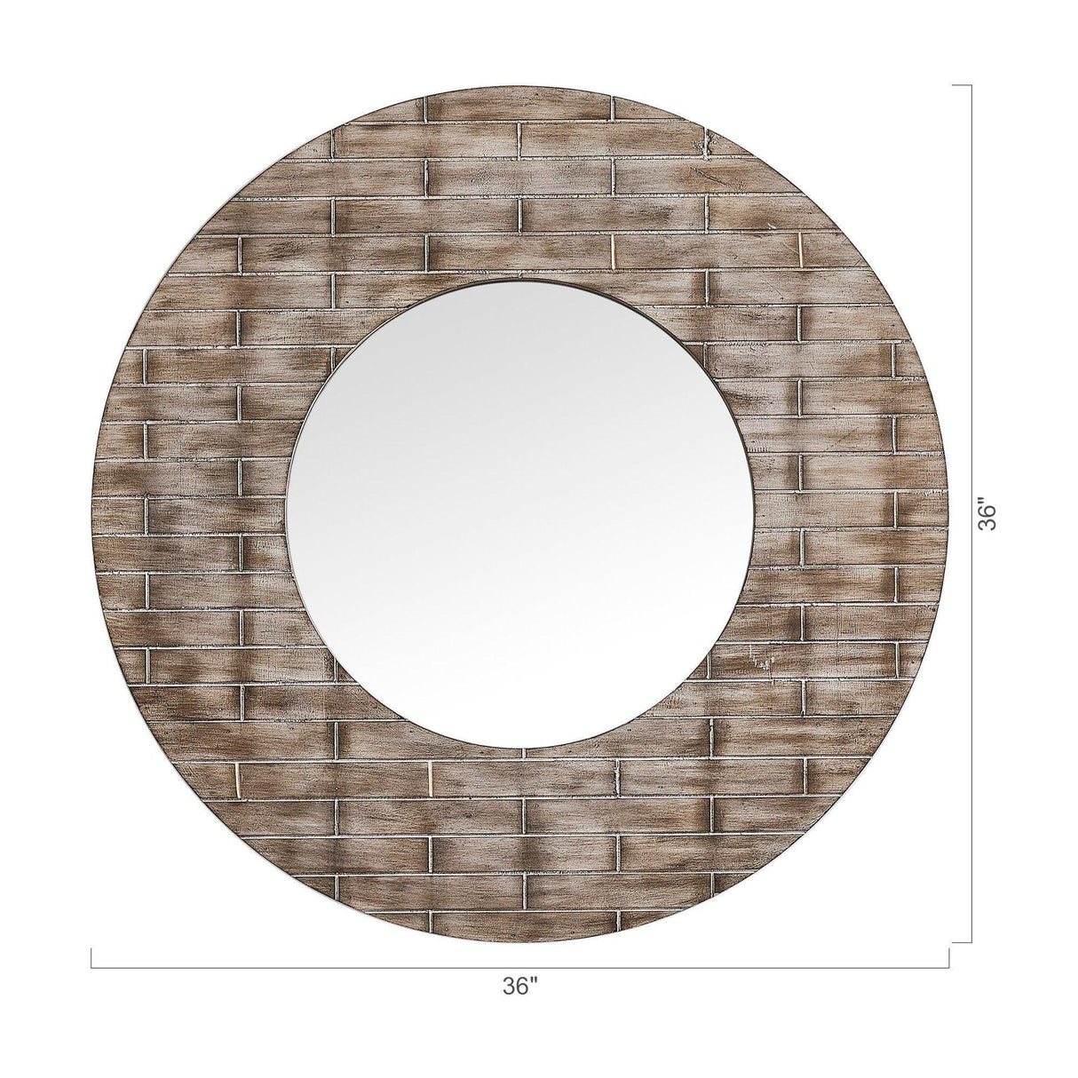 Traditional Round Mirror Vintage Wall Decoration