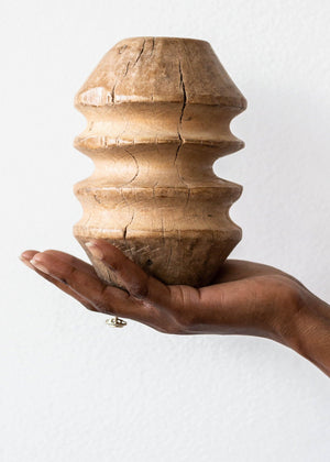 Tuareg Natural Petrified Wood Pulley