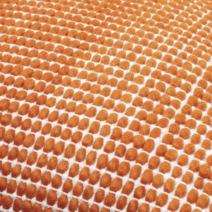 Trory Burnt Orange Throw Pillow