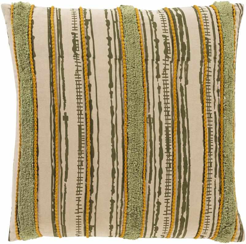 Noordijk Olive Pillow Cover