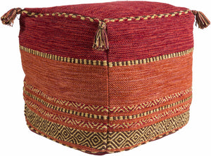 Hinterbruhl Burnt Orange Pouf