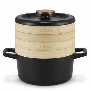 Cocotte with Steamer Inserts — 2.5 Qt.