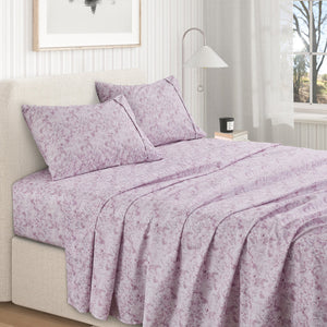 Watercolor Floral Sheet Set - Delia Collection