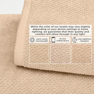 Cotton Textured Bath Towel Set - Acacia Collection