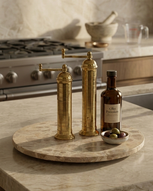 Vera Marble Lazy Susan