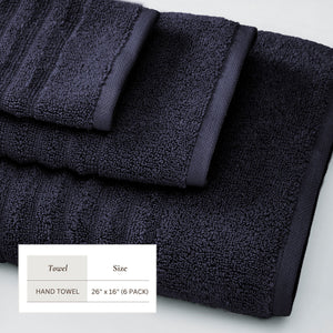 Luxury Combed Cotton Bath Towel Set - Karina Collection