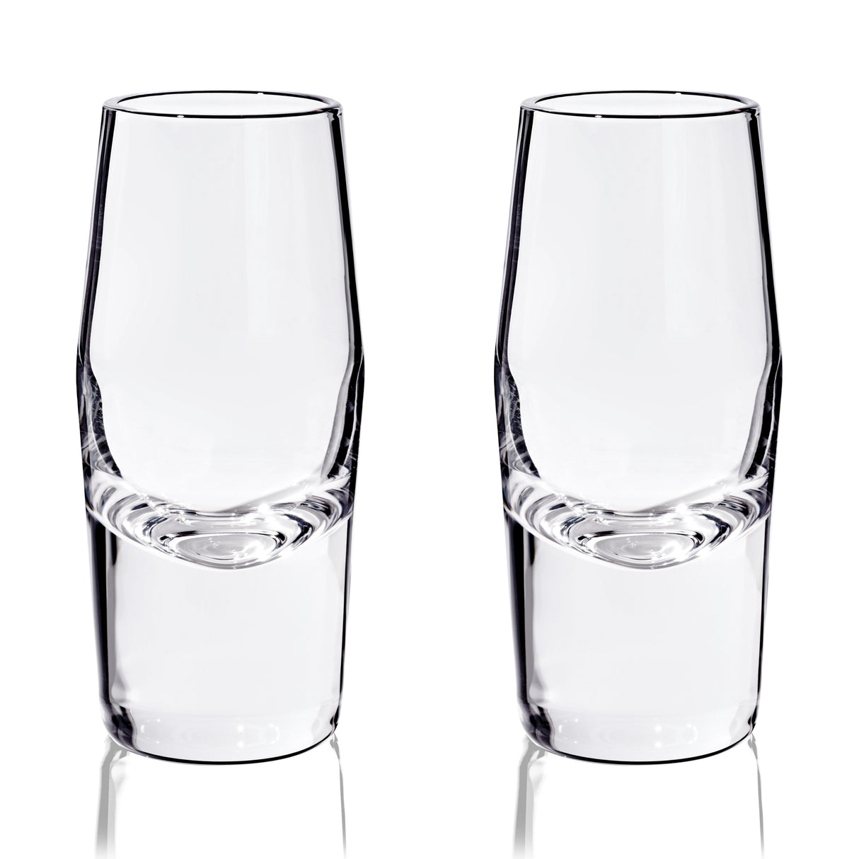 Raye Heavy Base Crystal Shot Glasses Set of 2