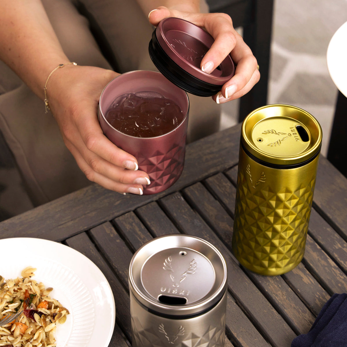 Paragon Stainless Steel Highball Tumbler in Gold