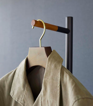 Coat Rack (63.98" H)  - Steel + Wood