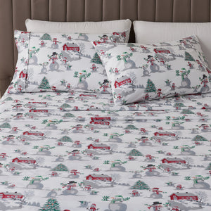 Lodge Printed Sheet Set - Mountain Ridge Collection