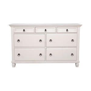 Winchester 7 Drawer Dresser, White