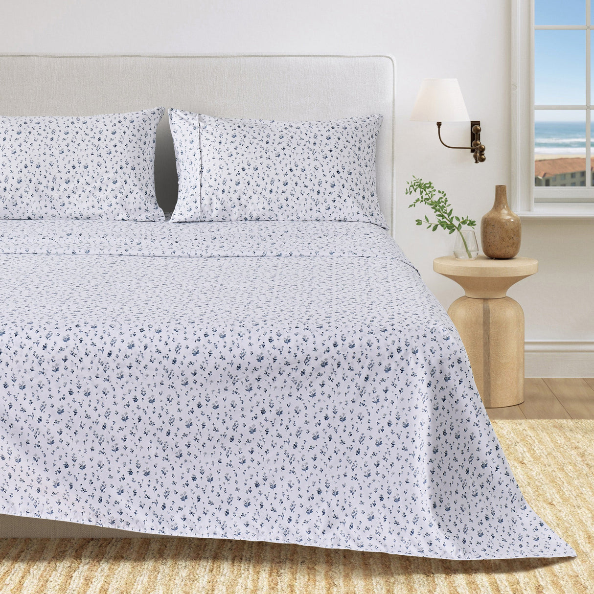 Watercolor Floral Sheet Set - Delia Collection