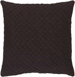 Veecaten Dark Brown Pillow Cover