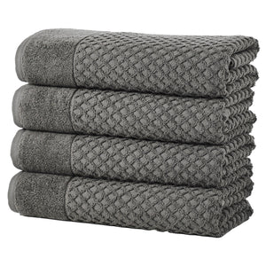 Cotton Diamond Waffle Weave Bath Towel Set - Grayson Collection