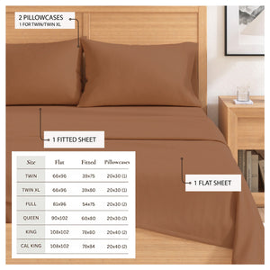 Cotton Solid Flannel Sheet - Nordic Collection