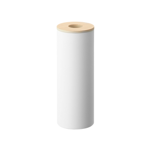 Round Tissue Case - Steel + Wood