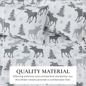 Lodge Printed Sheet Set - Mountain Ridge Collection