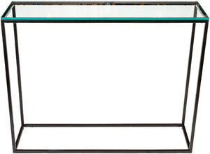 Miehikkala Clear Console Table