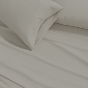 Cotton Solid Flannel Sheet - Nordic Collection