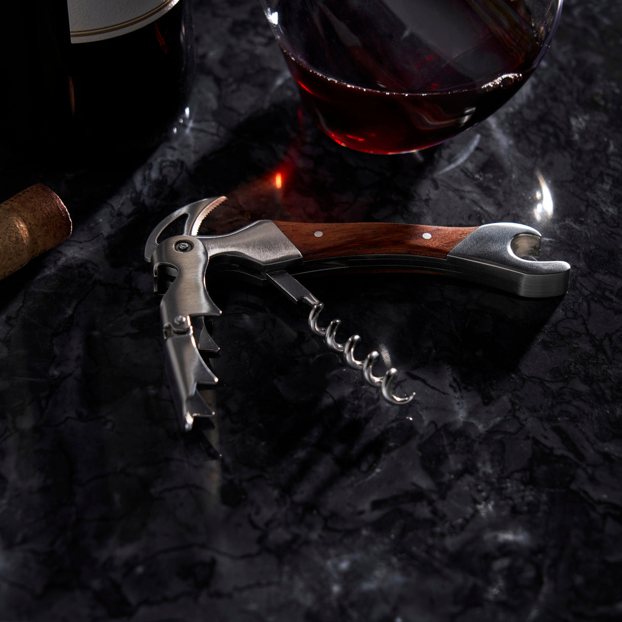 Admiral Corkscrew with Rosewood Handle