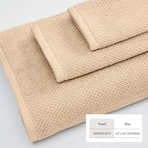 Cotton Textured Bath Towel Set - Acacia Collection