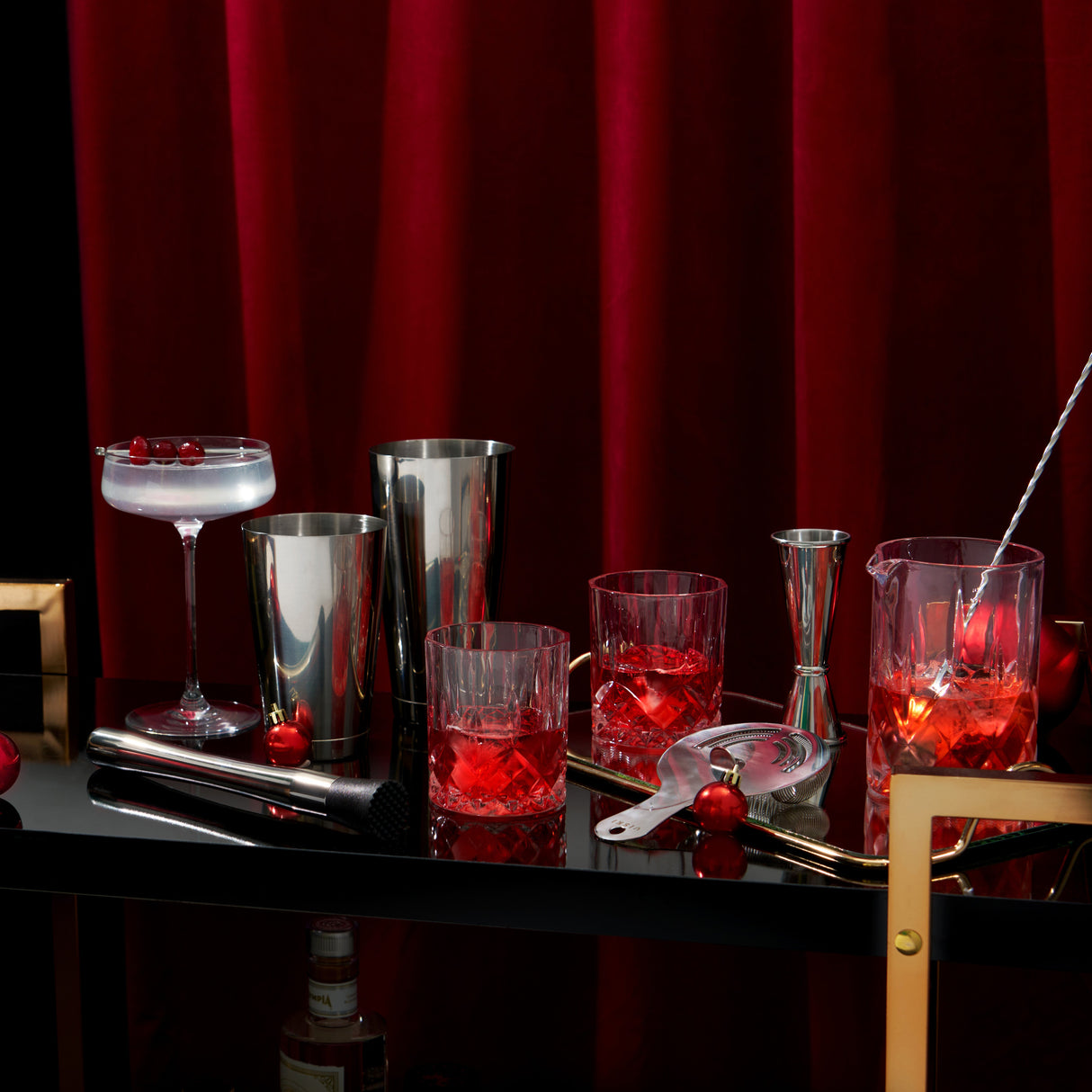 17-Piece Stainless Steel Barware Set