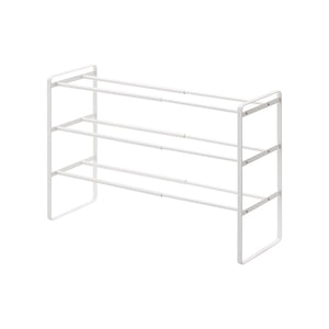 Three-Tier Expandable Shoe Rack (18" H)  - Steel