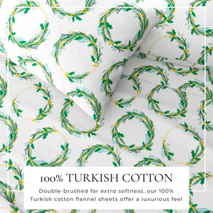 4-Piece Turkish Cotton Flannel Sheet - Lakeview Collection