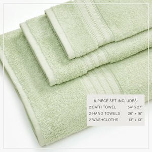 Cotton Terry Bath Towel Set - Cooper Collection