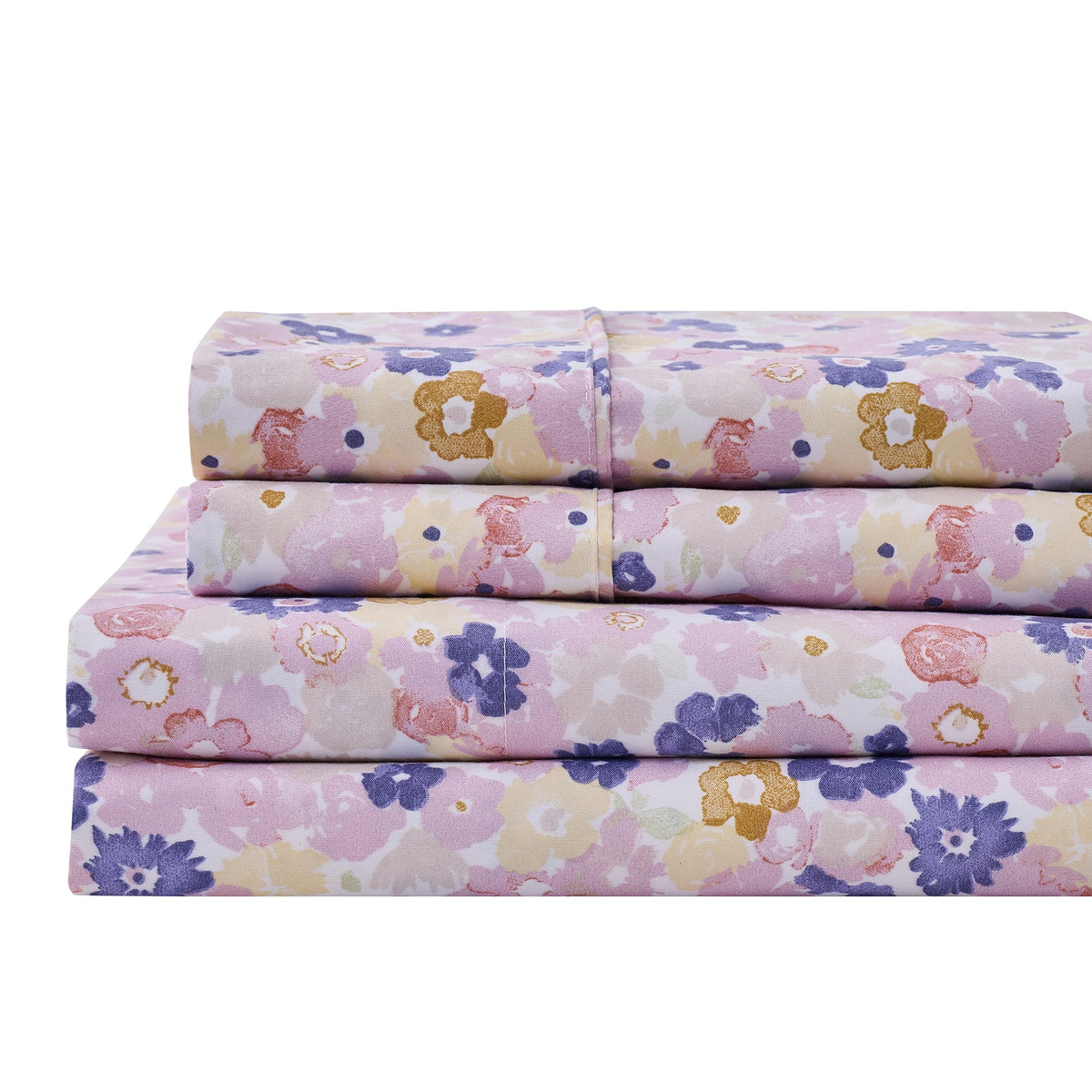 Watercolor Floral Sheet Set - Delia Collection
