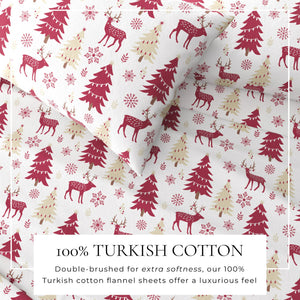 100% Turkish Cotton Flannel Sheet Sets - Boulder Collection