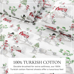 4-Piece Turkish Cotton Flannel Sheet - Stratton Collection