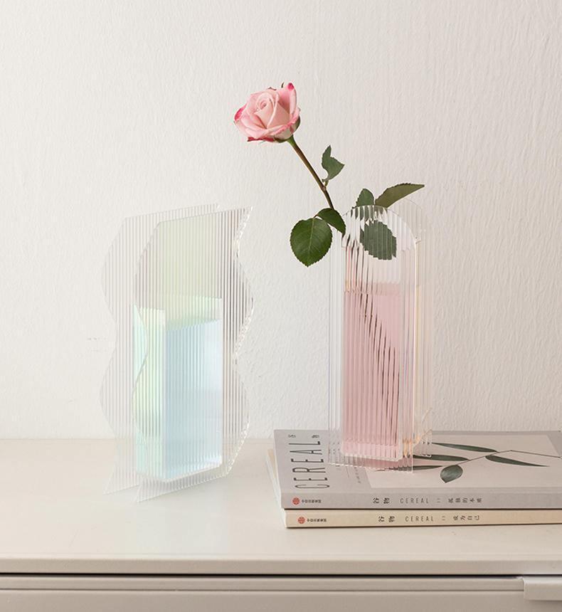 Mystery Shadow Flower Acrylic Vase – Sage & Sill