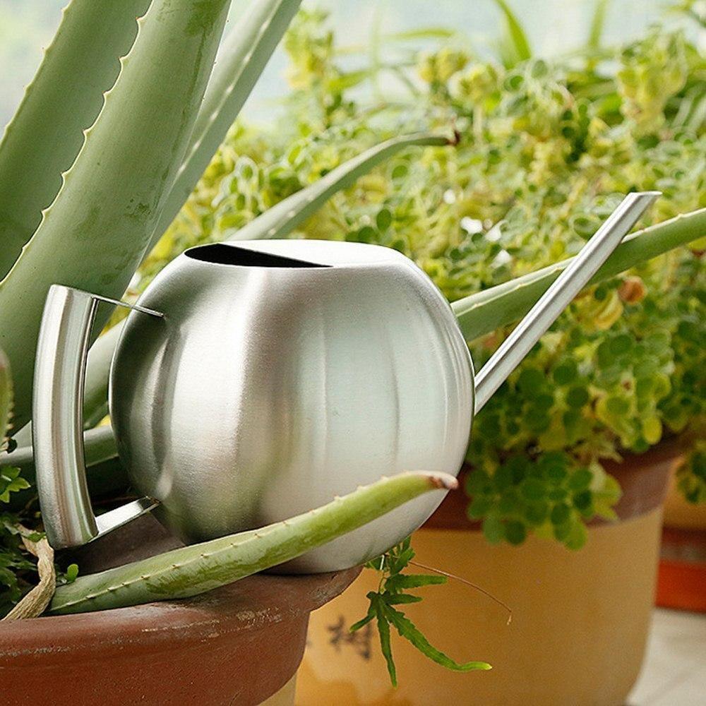 Spherical Gooseneck Stainless Steel Watering Can – Sage & Sill
