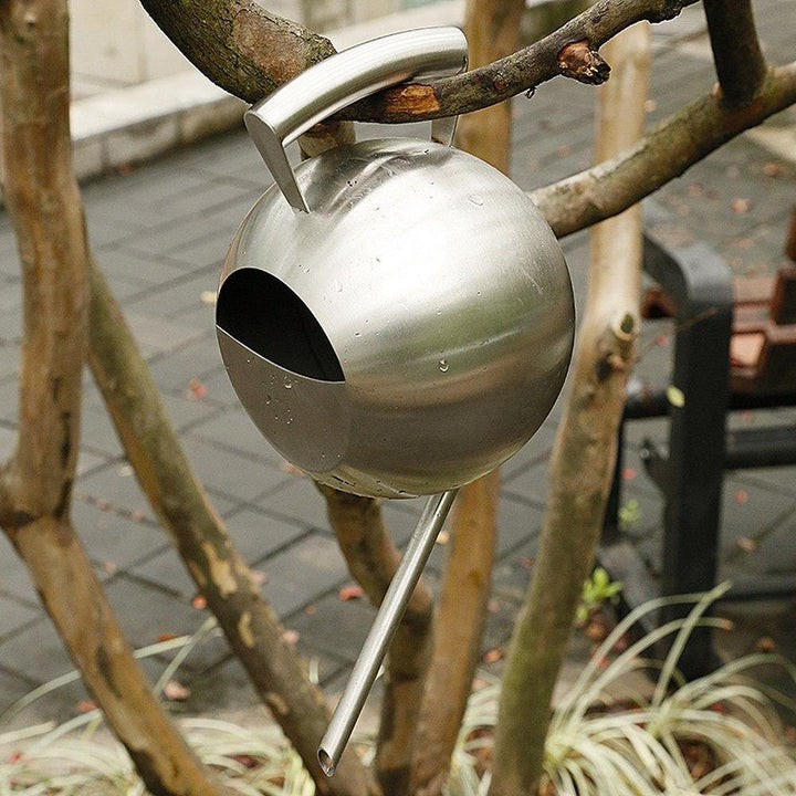 Spherical Gooseneck Stainless Steel Watering Can | Sage & Sill