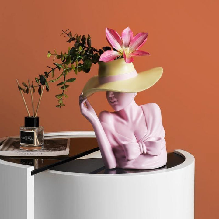Lady Hat Vase Pink | Sage & Sill