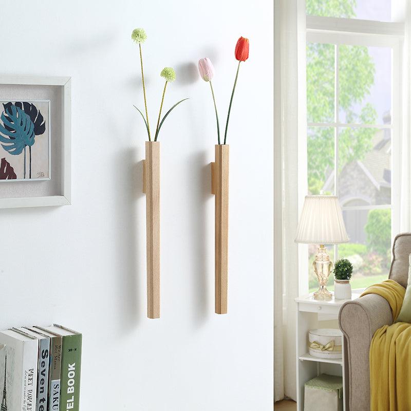 Wooden Wall Spear Vase Wheat | Sage & Sill