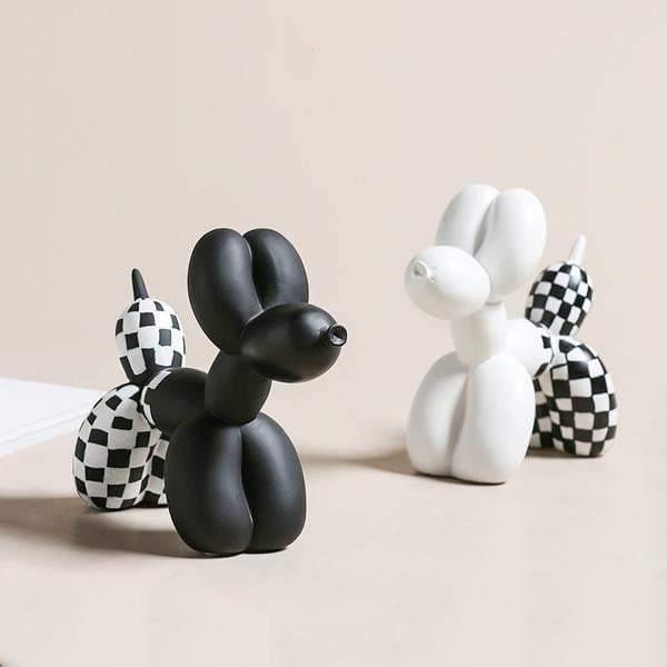 Checkered Balloon Animal Dogs | Sage & Sill