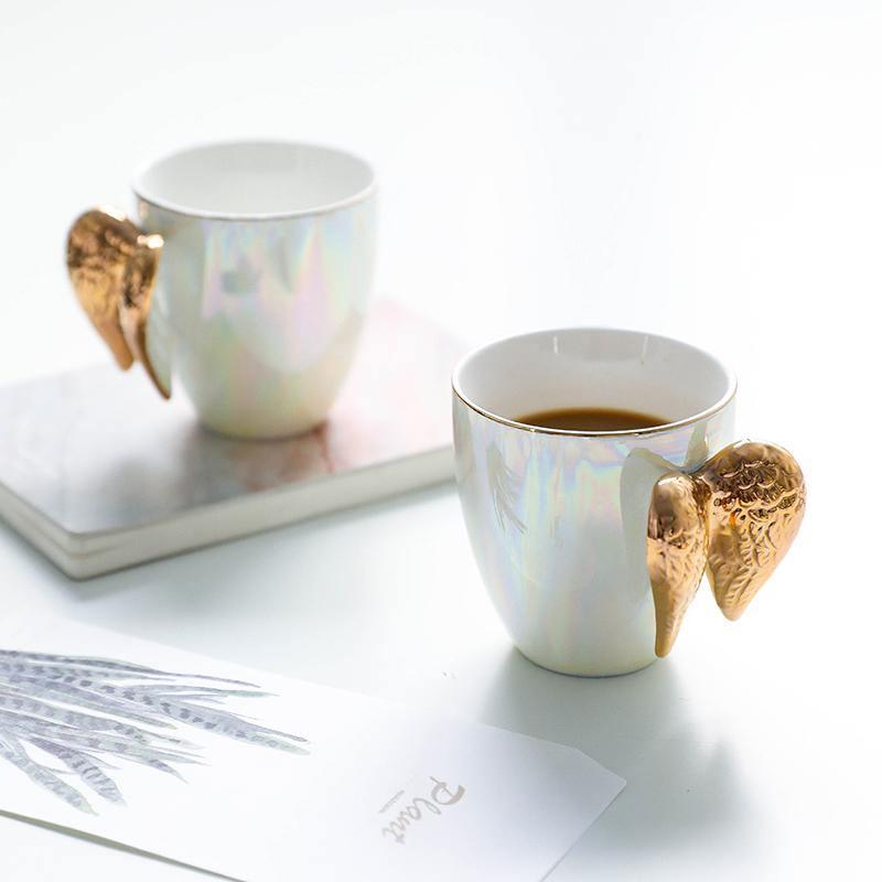 Angel Wings Coffee Cup 2-piece set | Sage & Sill