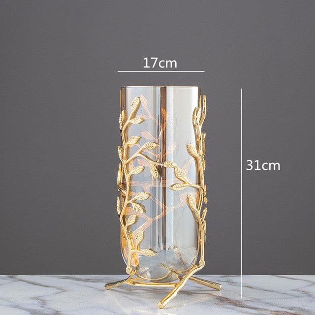 Golden Leaf Vase Large | Sage & Sill