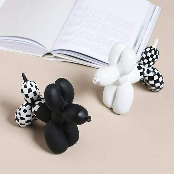 Checkered Balloon Animal Dogs | Sage & Sill