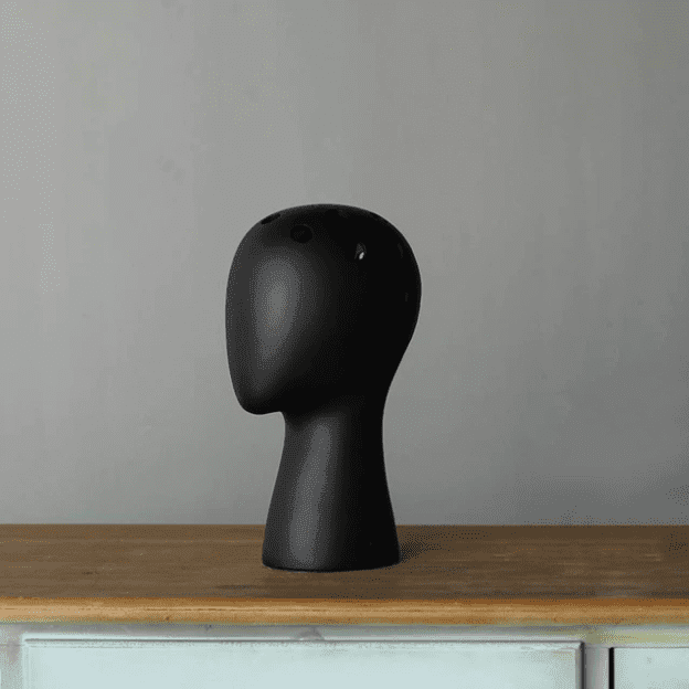 Head Shaped Flower Vase Black | Sage & Sill