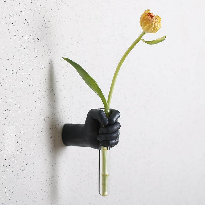 Handy Flower Wall Vase DimGrey | Sage & Sill