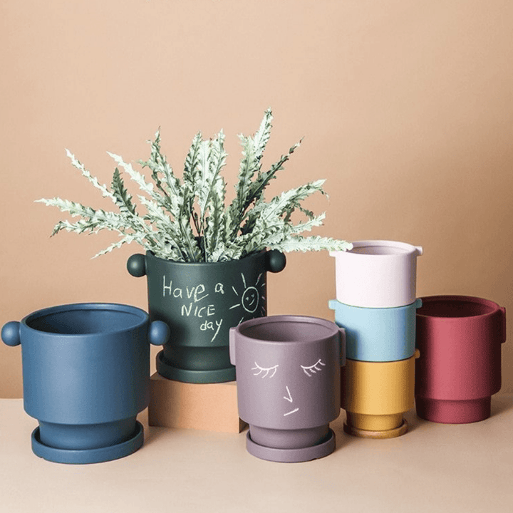 DIY Doodle Ceramic Planters | Sage & Sill